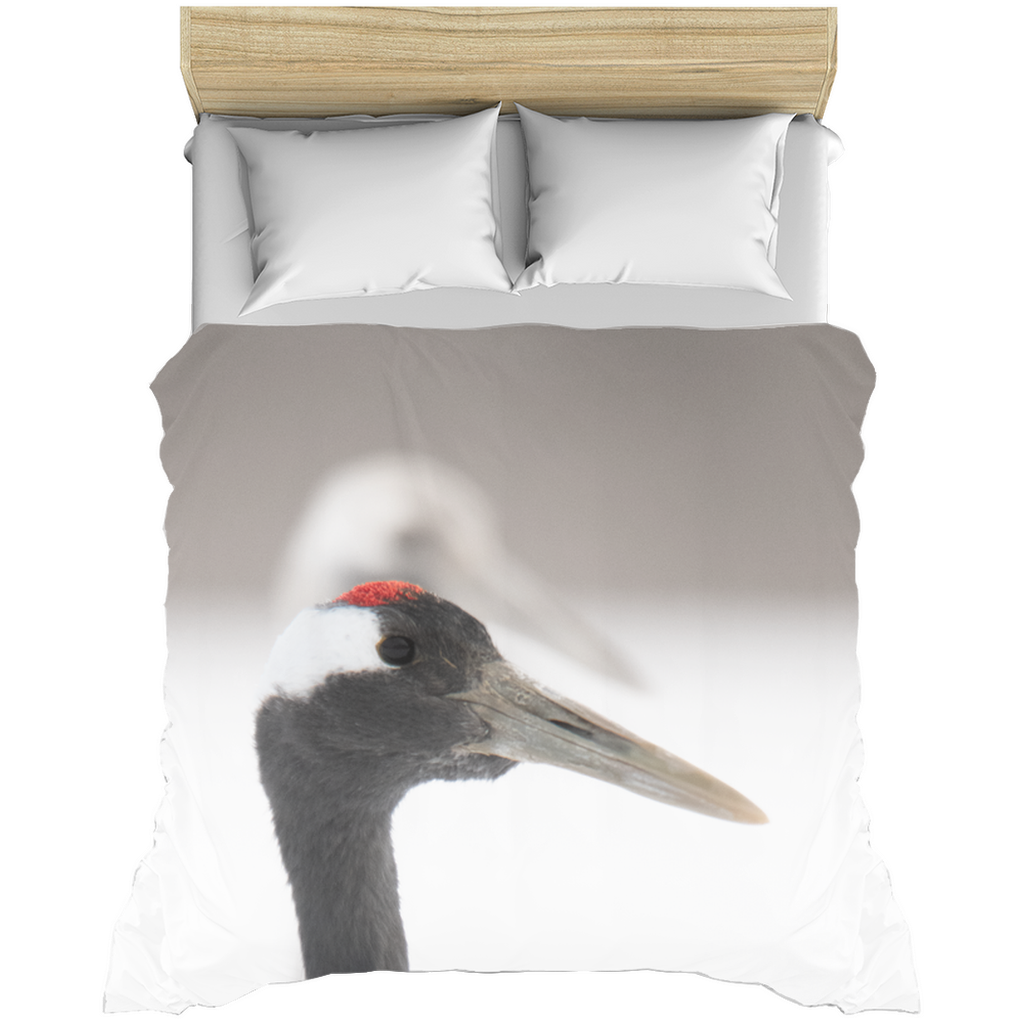 Duvet Cover - Crane Portrait