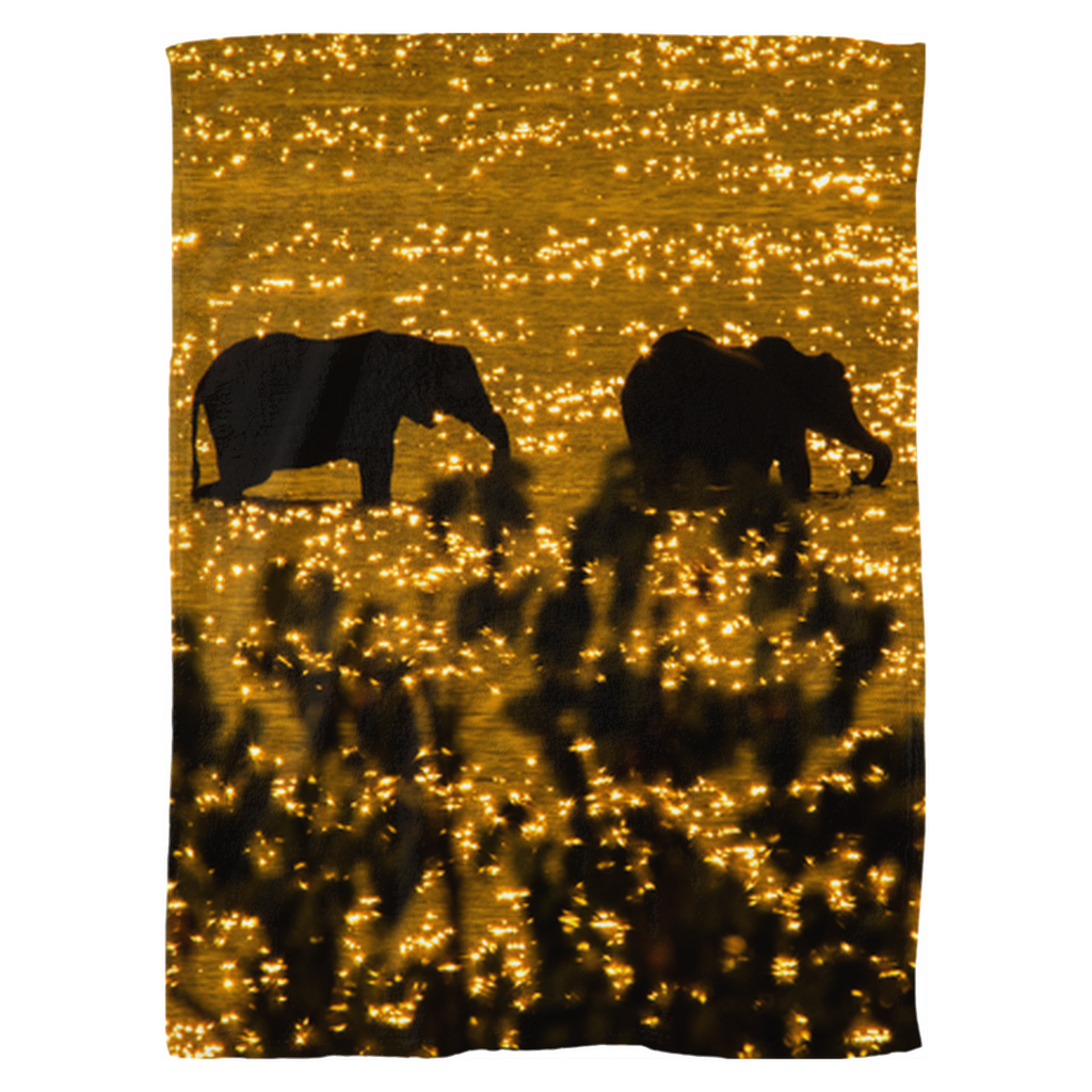 Fleece Blanket - Golden Crossing