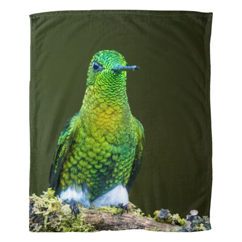 Fleece Blanket - Emerald Serenity