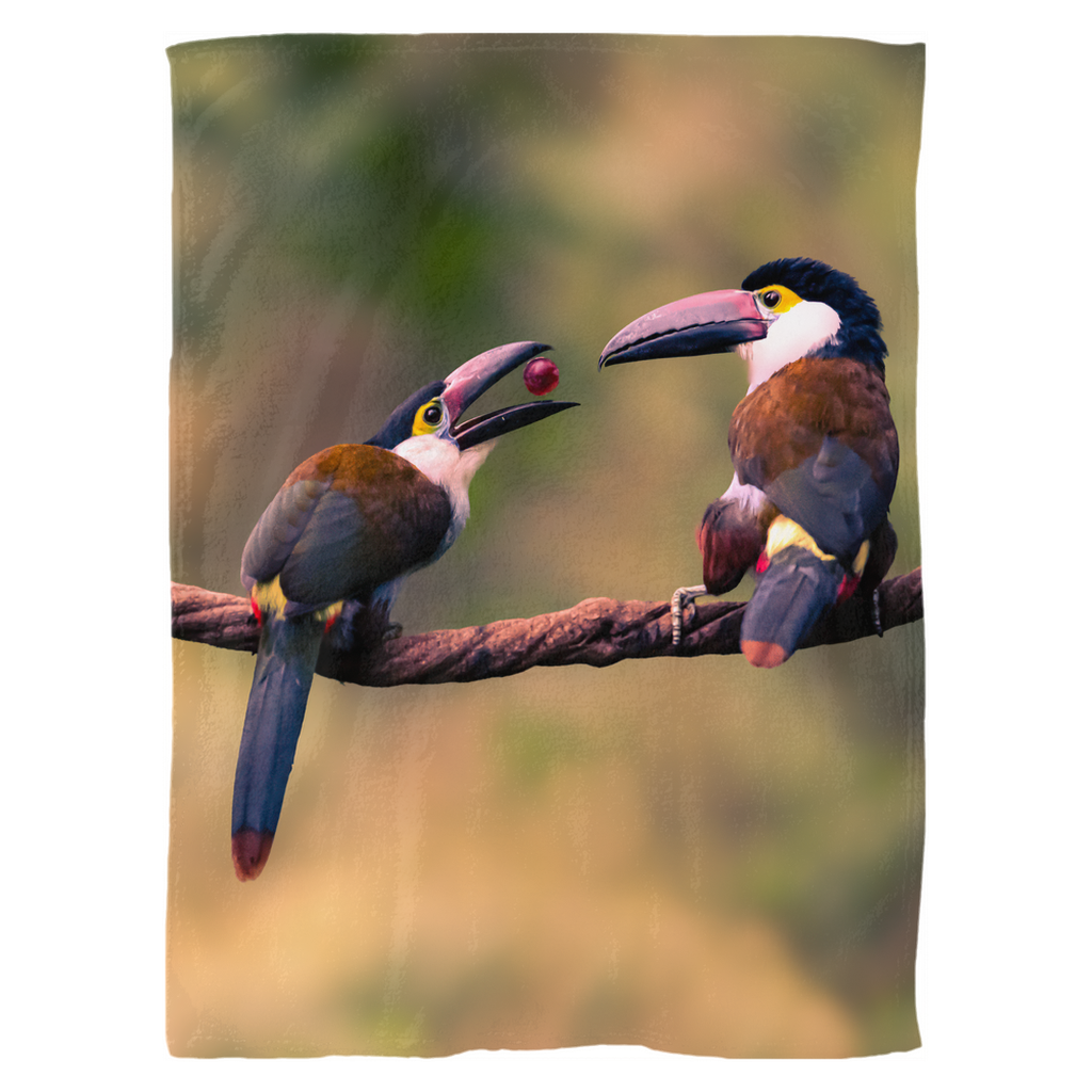 Fleece Blanket - Toucan Harmony