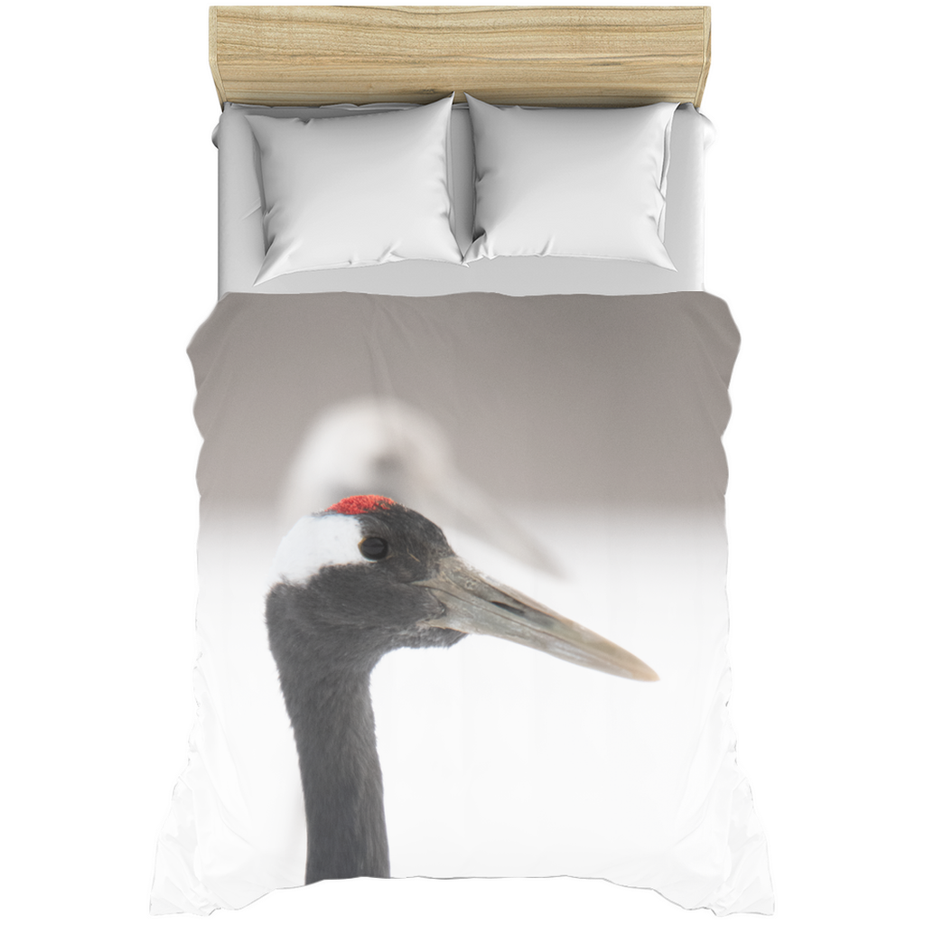 Duvet Cover - Crane Portrait