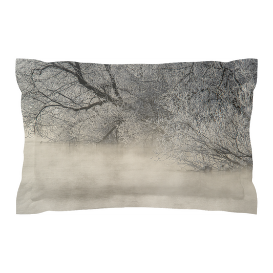 Pillow Cover - Misty Serenity (Left)