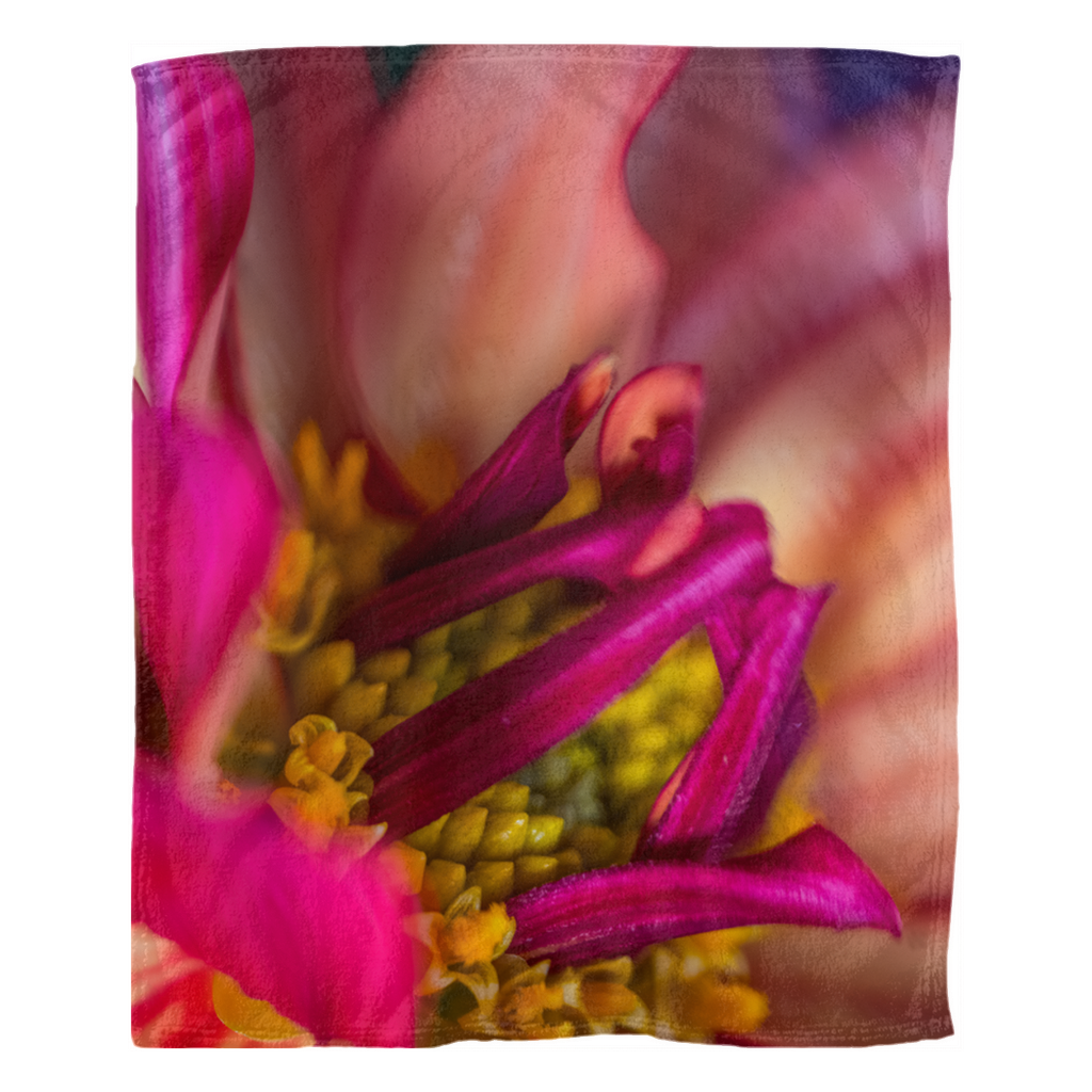 Fleece Blanket - Radiant Blossom