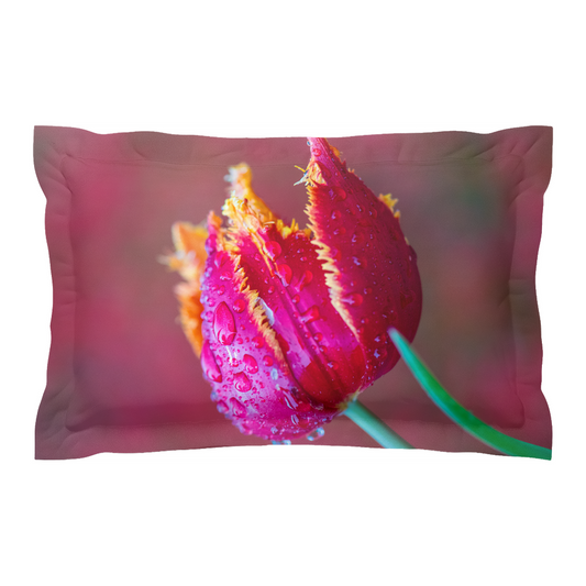 Pillow cover - Serene Tulip (Right)